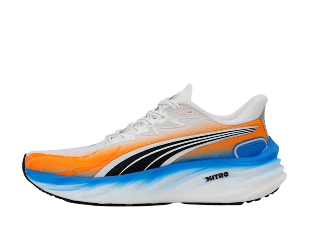 Puma Women's Velocity Nitro 4 Ekiden "PUMA White/Heat Fire/Ultra Blue"