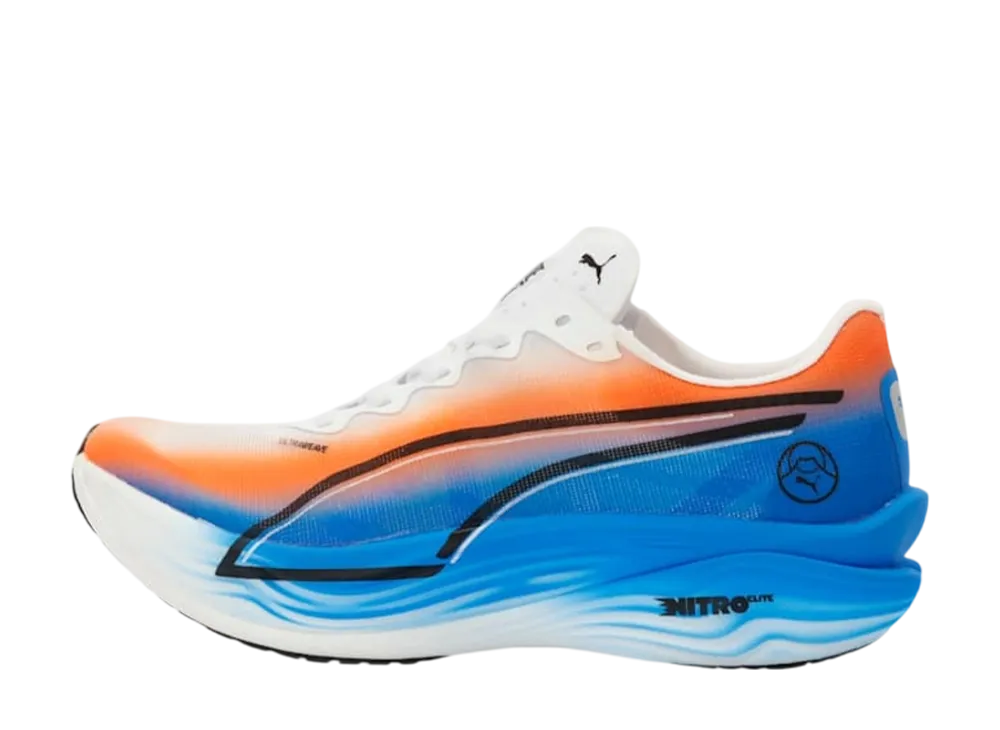 Puma Deviate Nitro Elite 3 Ekiden "PUMA White/Heat Fire/PUMA Black"