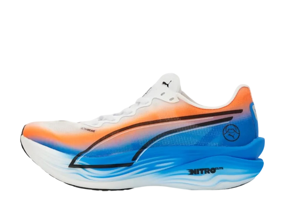 Puma Women's Deviate Nitro Elite 3 Ekiden "PUMA White/Heat Fire/PUMA Black"