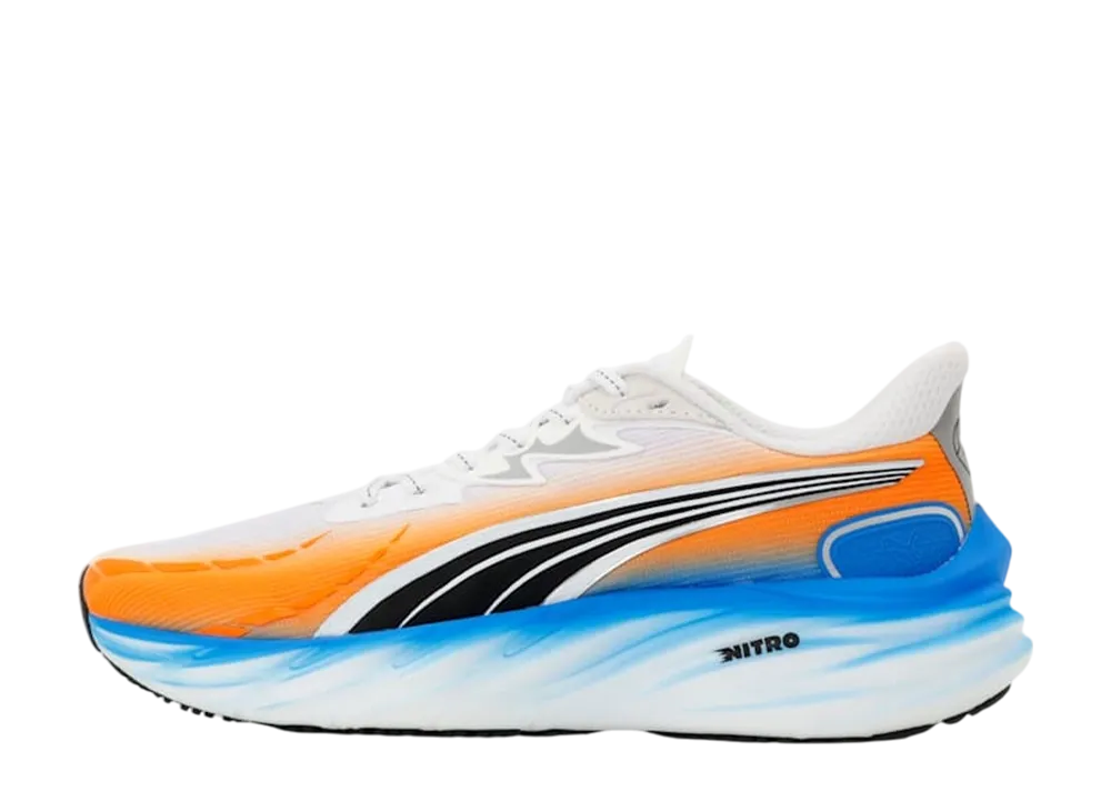 Puma Velocity Nitro 4 Ekiden "PUMA White/Heat Fire/Ultra Blue"