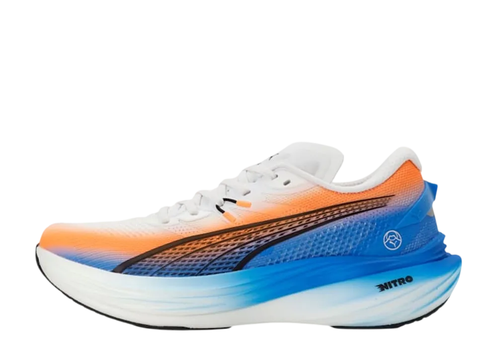 Puma Deviate Nitro 3 Ekiden "PUMA White/Heat Fire/PUMA Black"