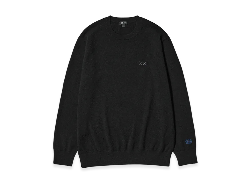 Uniqlo x KAWS Winter Cashmere Crewneck Sweater "Black"