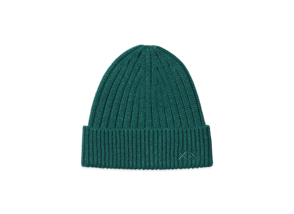 Uniqlo x KAWS Winter Heattech Knit Cap "Green"