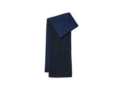 Uniqlo x KAWS Winter Heattech Knit Muffler "Navy"