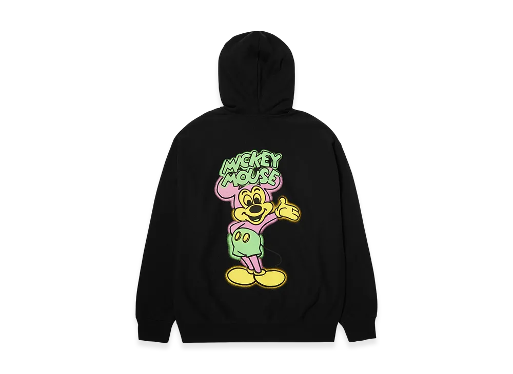 HUF x Disney Mickey Mouse Mickey Spray Full Zip Hoodie "Black"