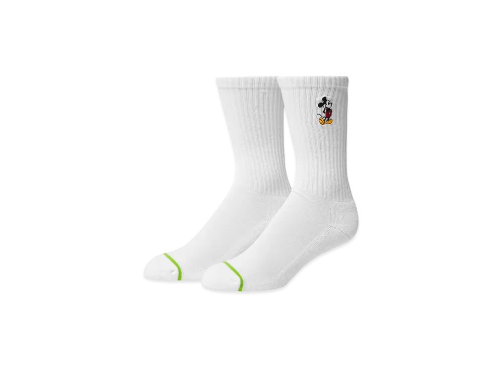 HUF x Disney Mickey Mouse Mickey Classic Mickey Crew Socks "White"