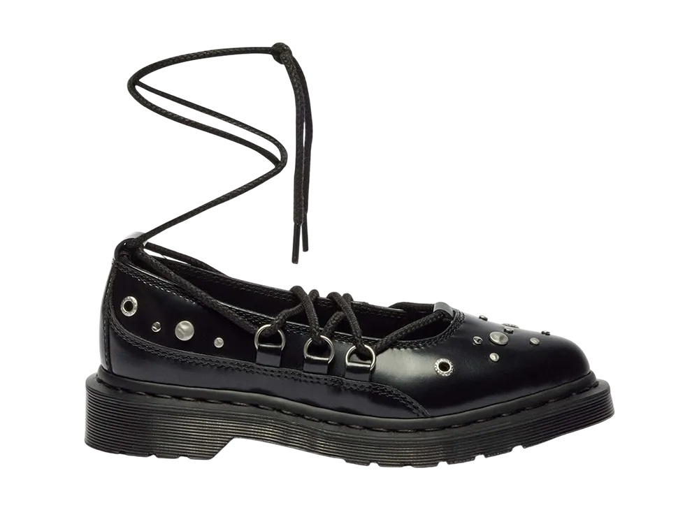 Dr.Martens Women's Elphie 2 Hardware Lace Up Shoes "Black"