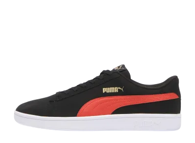 Puma Smash V2 SS Wide "Black/Red"