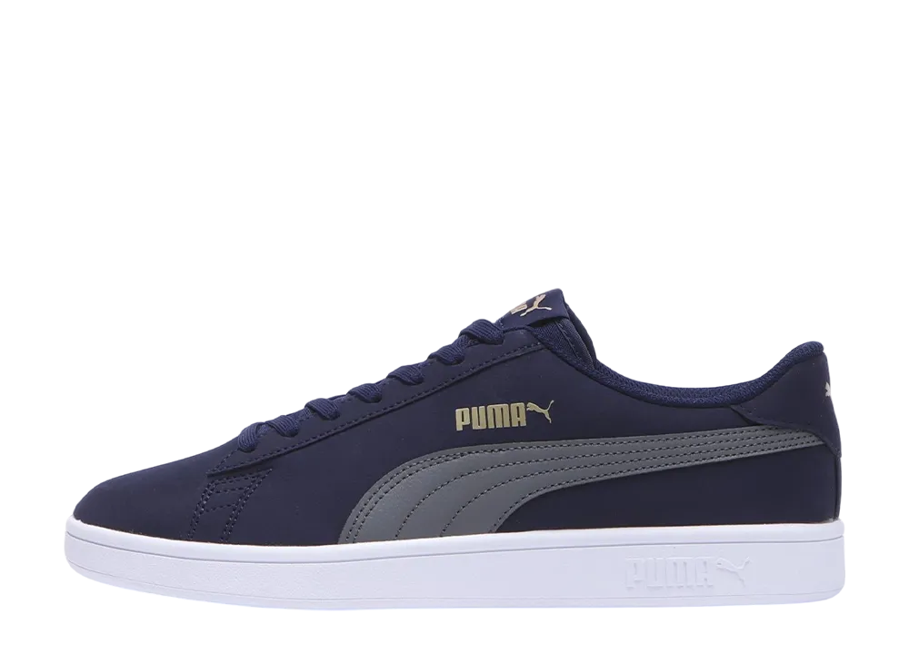 Puma Smash V2 SS Wide "Navy/Gray"