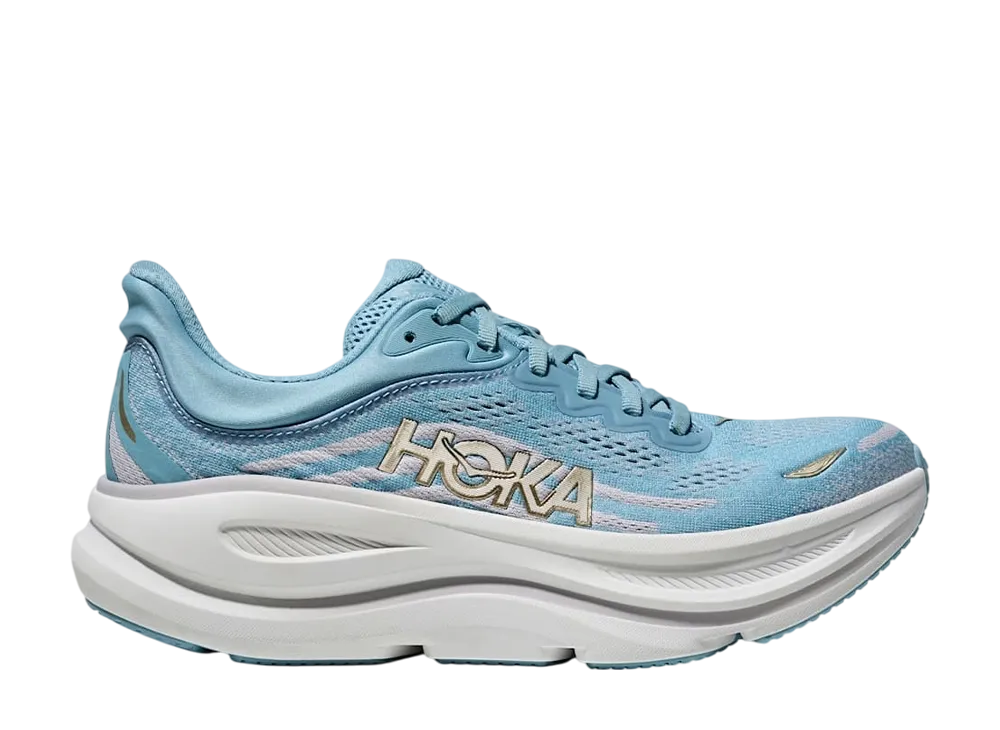 Hoka Women's Bondi 9 "Raindrop/Ash Grey"