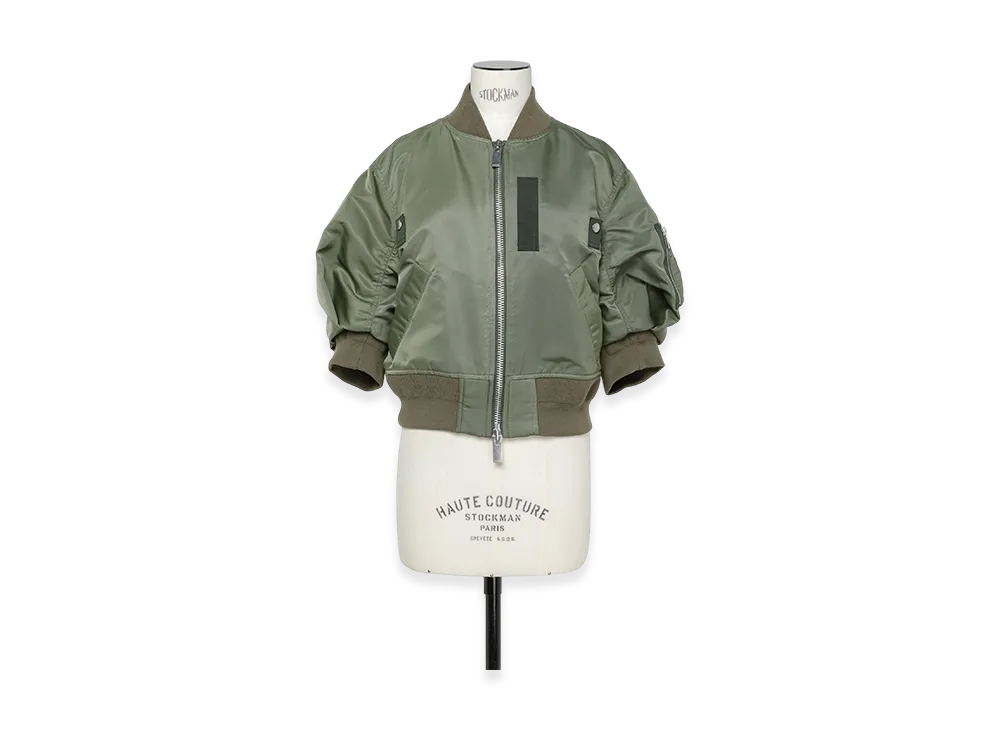 sacai Nylon Twill Blouson "Khaki"