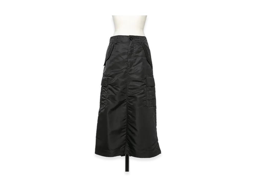 sacai Nylon Twill Skirt "Black"