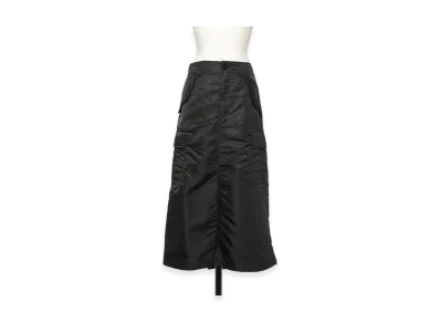 sacai Nylon Twill Skirt "Black"