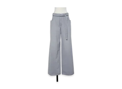 sacai Wide Denim Pants "Gray"
