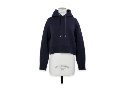 sacai S Sponge Sweat Hoodie "Navy"