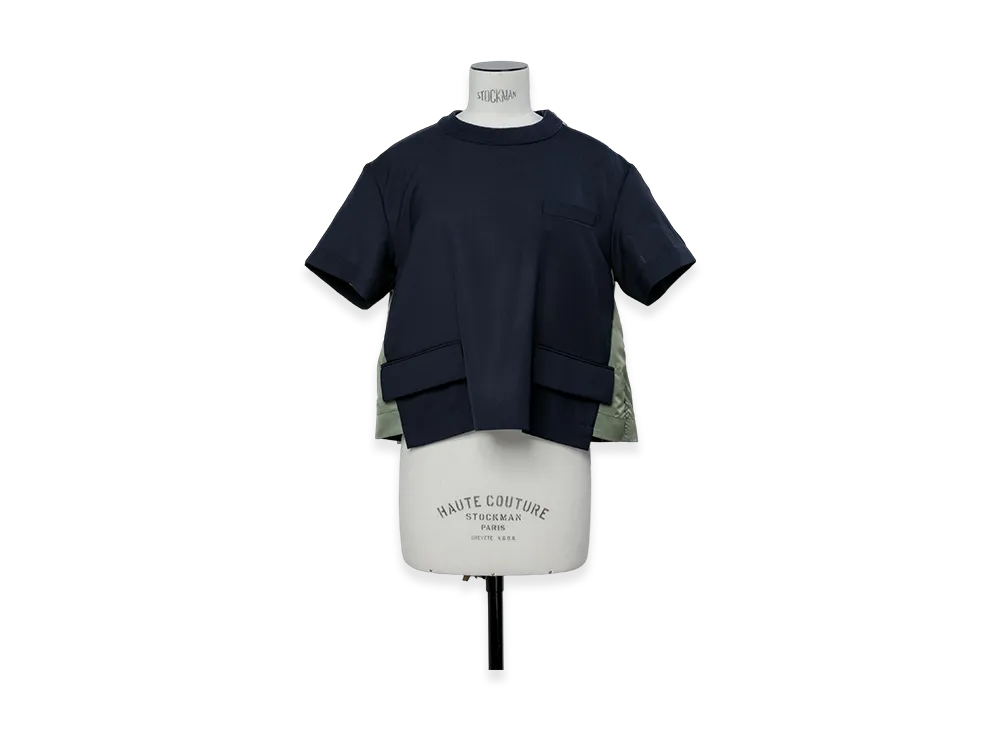 sacai Suiting Pullover "Navy/Khaki"