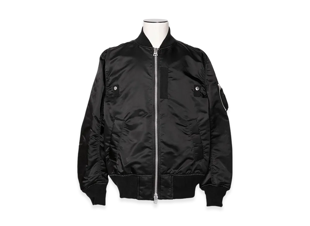 sacai Nylon Twill Blouson "Black"