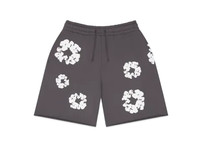 DENIM TEARS Cotton Wreath Sweatshorts "Charcoal"