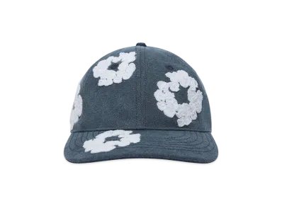 DENIM TEARS Cotton Wreath Dyed Cap "Navy"