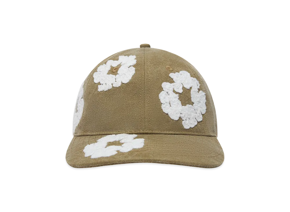 DENIM TEARS Cotton Wreath Dyed Cap "Beige"