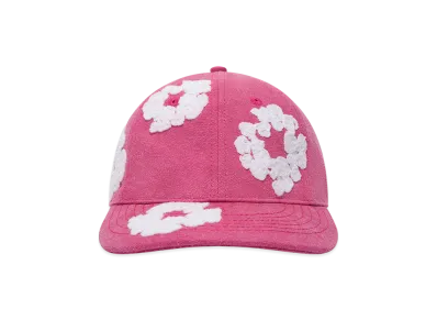 DENIM TEARS Cotton Wreath Dyed Cap "Pink"