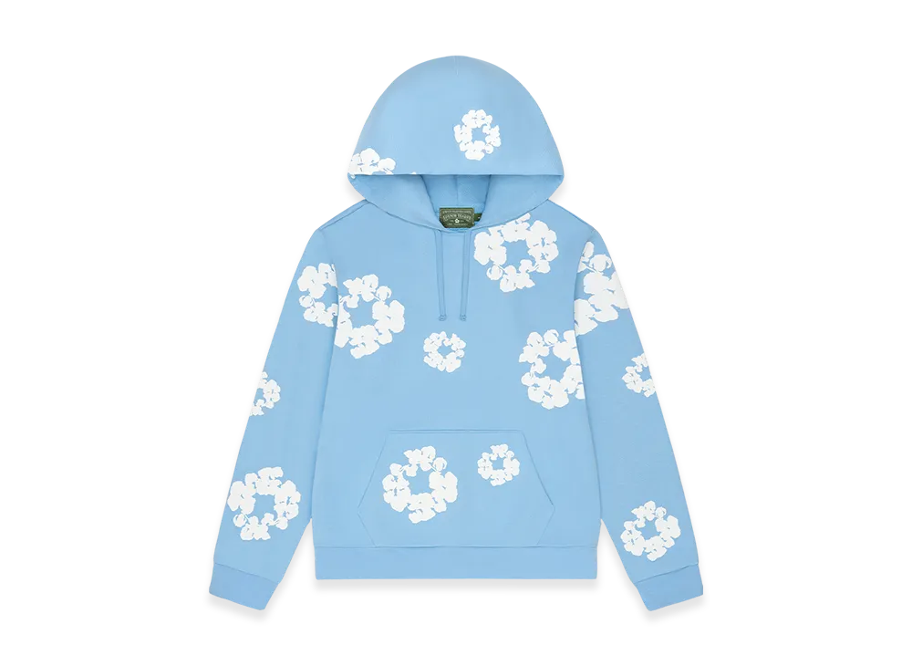 DENIM TEARS Cotton Wreath Hoodie "Light Blue"