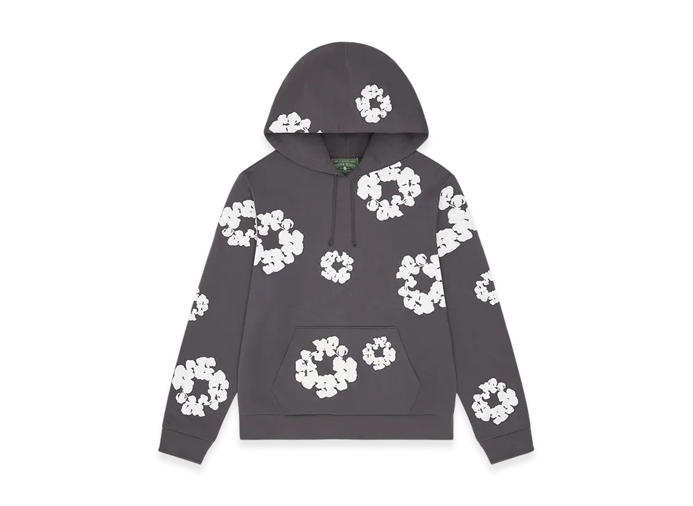 DENIM TEARS Cotton Wreath Hoodie "Charcoal"