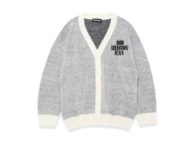 GOD SELECTION XXX Mohair Cardigan GXL-A26-KN-01 "White"