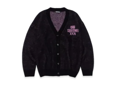 GOD SELECTION XXX Mohair Cardigan GXL-A26-KN-01 "Black"