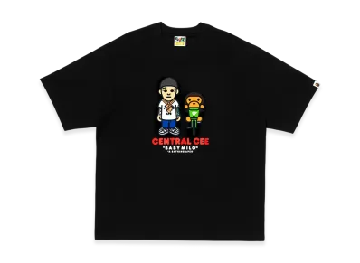 A BATHING APE x Spotify x SYNA World by Central Cee Baby Milo®︎ Relaxed Fit Tee "Black"