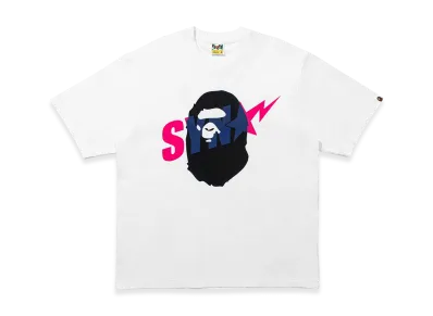 A BATHING APE x Spotify x SYNA World by Central Cee Ape Head Relaxed Fit Tee "White"