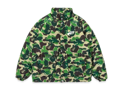 A BATHING APE x Spotify x SYNA World by Central Cee Camo Puffer Jacket "Green"