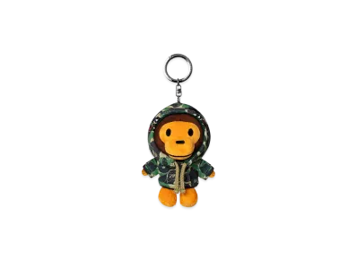 A BATHING APE x Spotify x SYNA World by Central Cee Camo Baby Milo®︎ Keychain "Green"