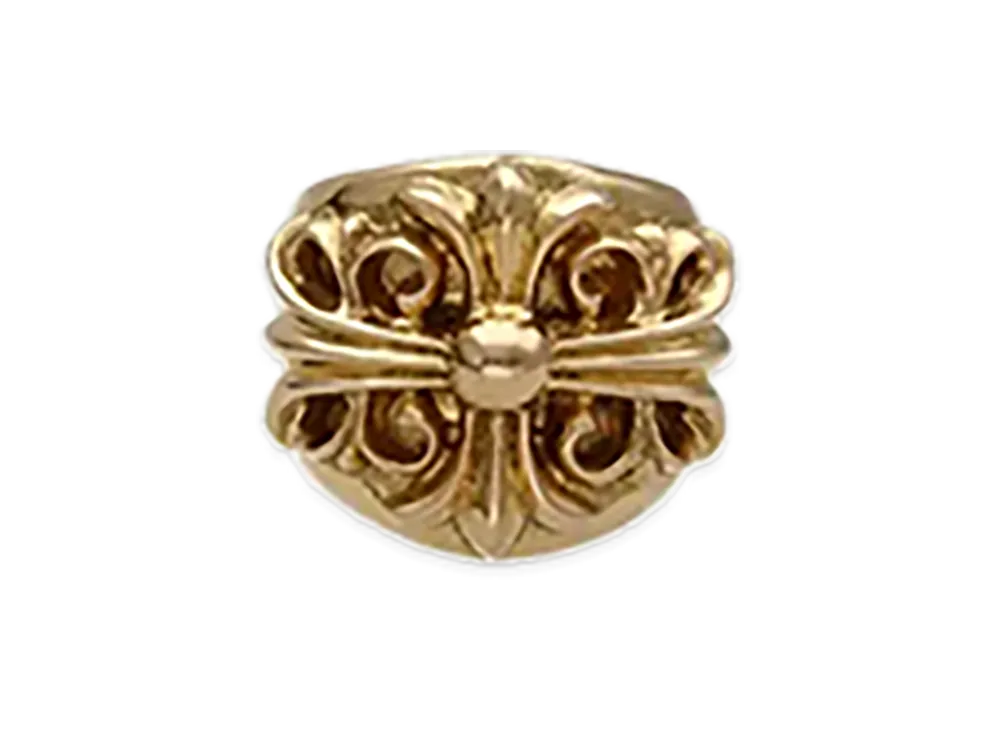Chrome Hearts 22K Keeper Ring "Yellow Gold"