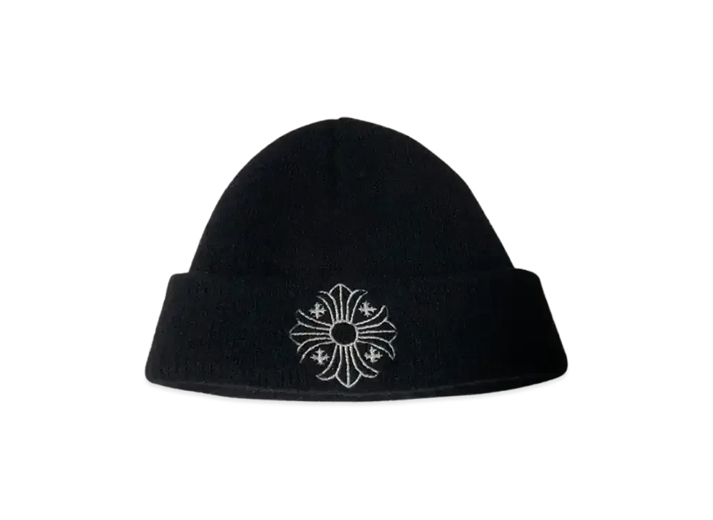クロムハーツ CHプラス ウール ビーニー "ブラック/ホワイト"