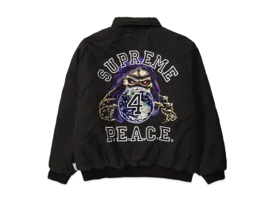 Supreme Peace Embroidered Work Jacket "Black"