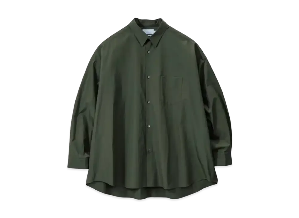 Graphpaper Alumo For Gp L/S Oversized Regular Collar Shirt "Green"