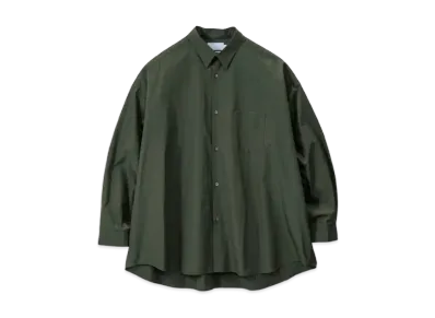 Graphpaper Alumo For Gp L/S Oversized Regular Collar Shirt "Green"