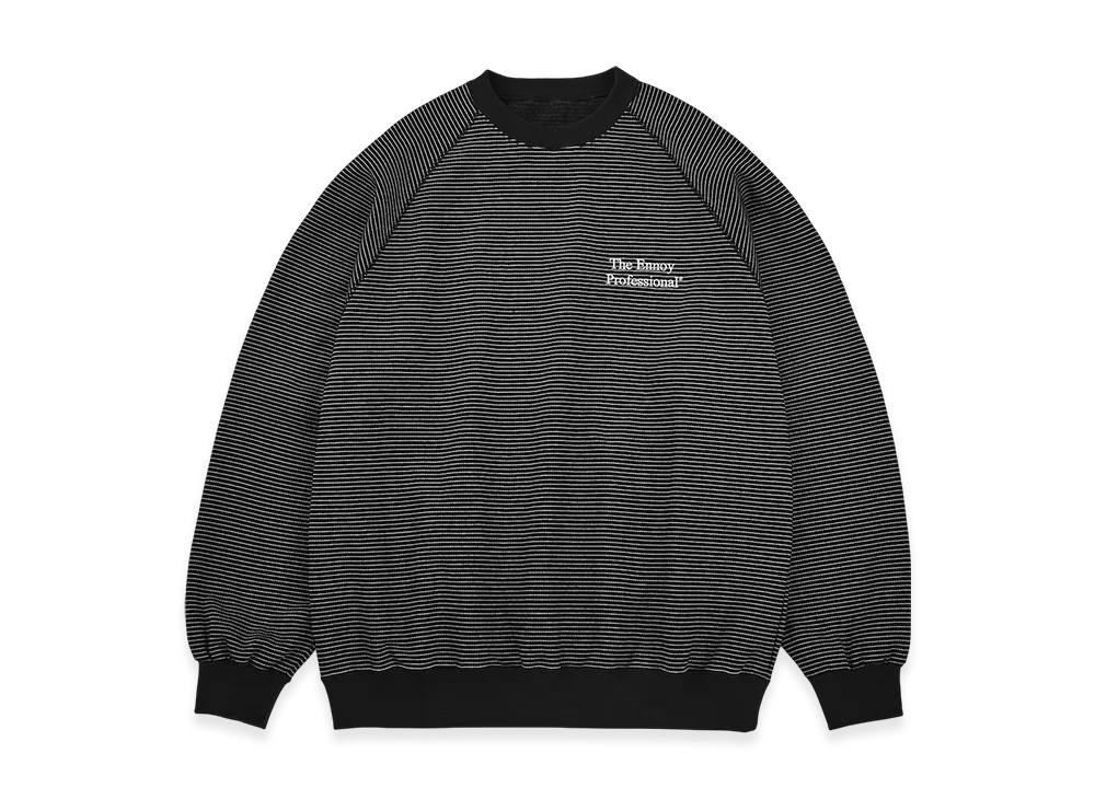 ENNOY Border Crew Neck Sweat "Black"