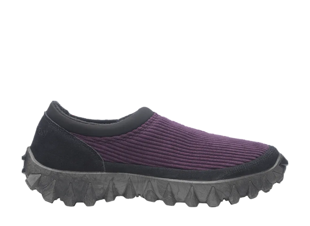 サロモン スノークロッグ コーデュロイ "プラムパーフェクト/ブラック"