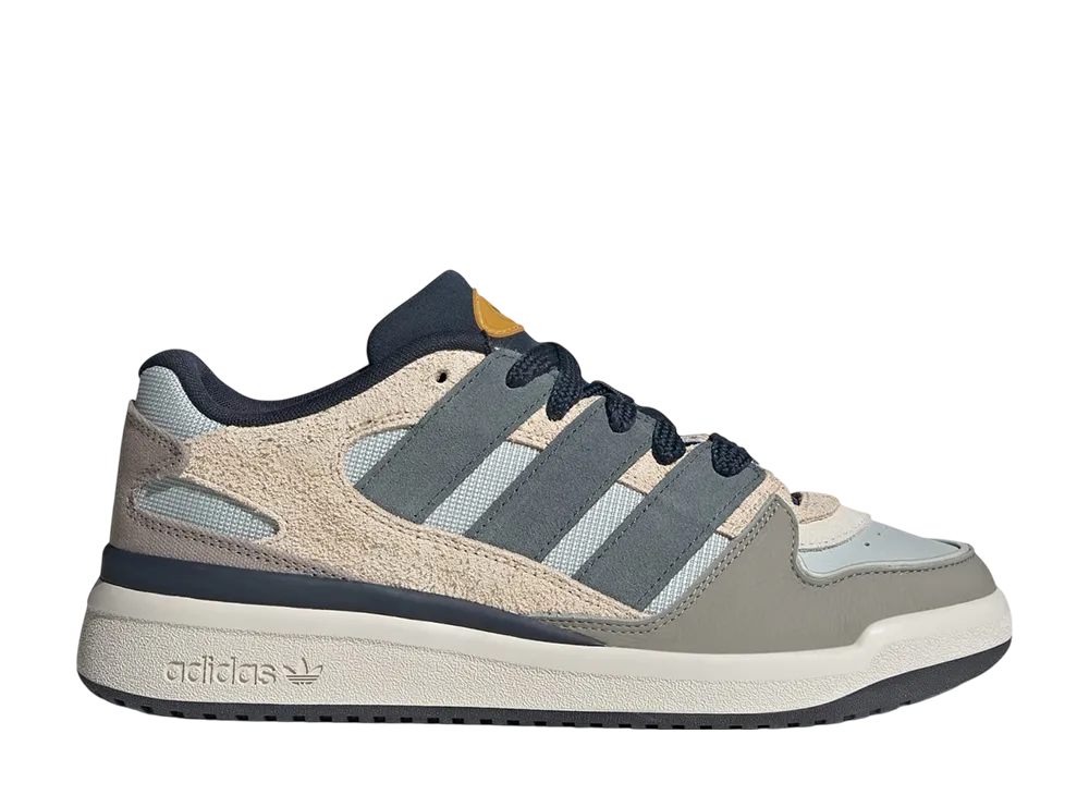 adidas Women's Forum Puffed "Wonder Silver/Blue Oxide/Preloved Yellow"