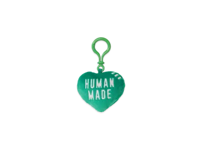 HUMAN MADE Stuffed Heart Key Charm "Green"