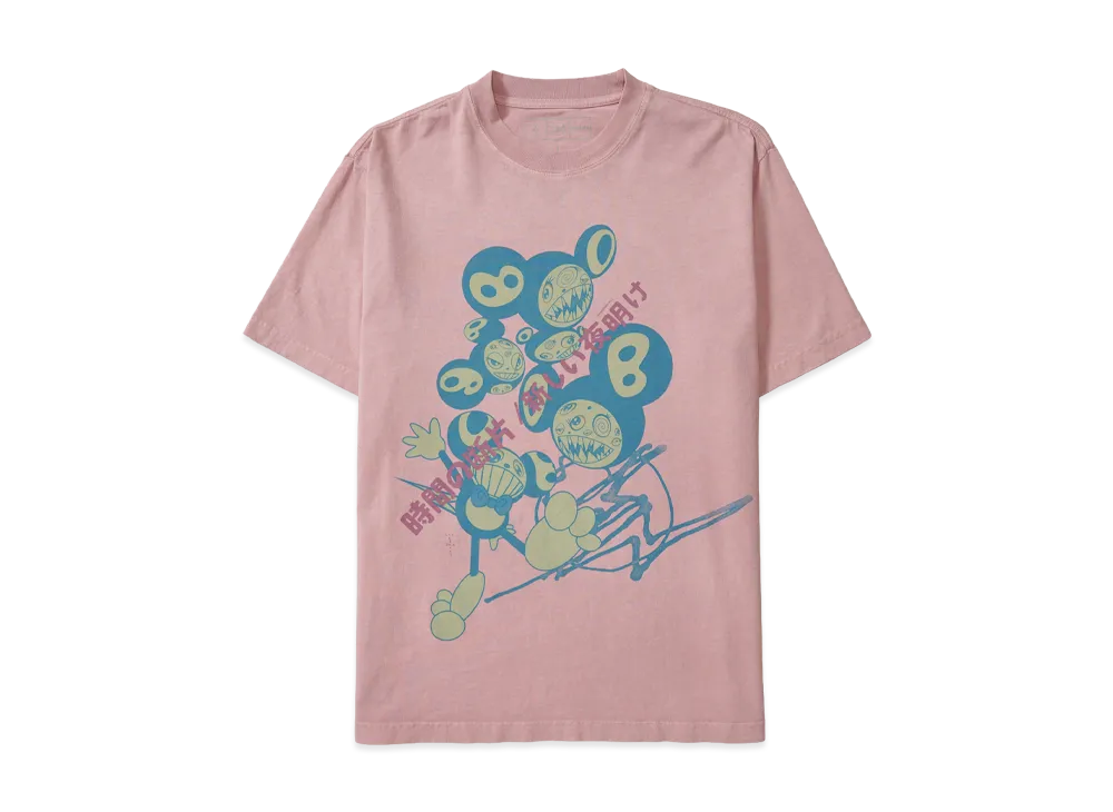 Travis Scott Cactus Jack x Fragment x Takashi Murakami The Dawn Tee "Pink"
