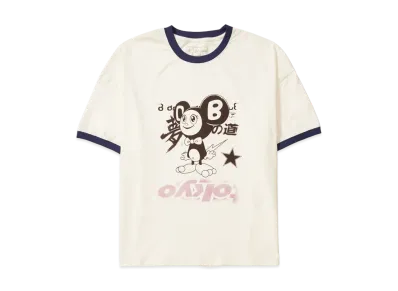 Travis Scott Cactus Jack x Fragment x Takashi Murakami Tokyo Ringer Tee "White"