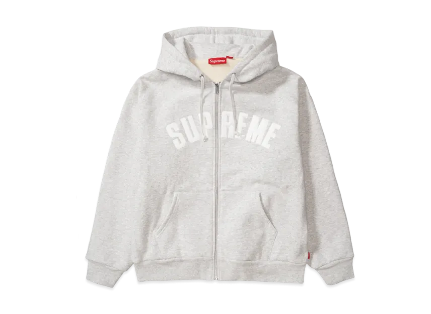 Supreme Arc Thermal Lined Zip Up Hooded Sweatshirt Supreme Arc Thermal Lined Zip Up Hooded Sweatshirt