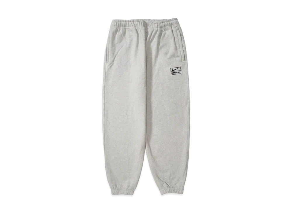 Stussy x Nike Fleece Pant "Grey Heather" (Asia Size) FN5232-050