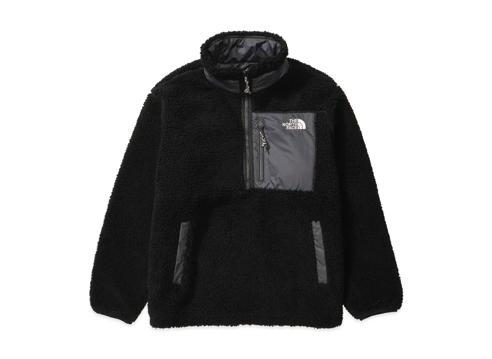 The North Face Play Green RVS Fleece Anorak "Black"