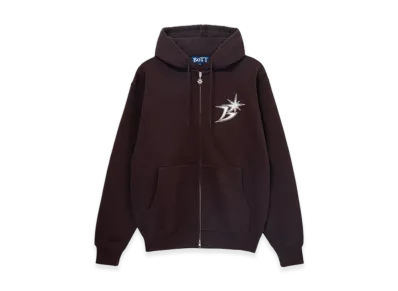 BoTT B Logo Zip Hoodie "Brown"