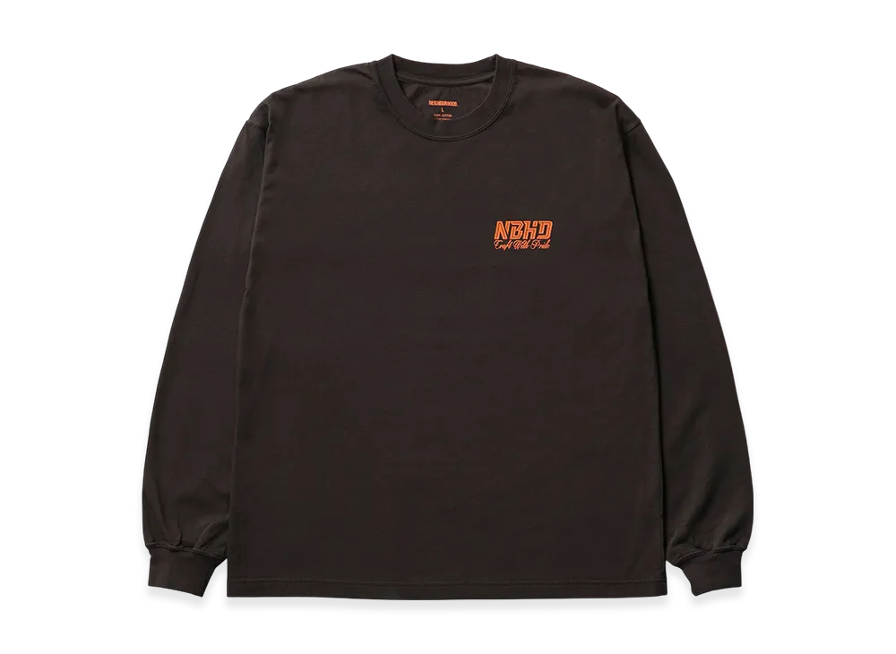 NEIGHBORHOOD NH 252 Spot . Tee LS-3 "Brown"