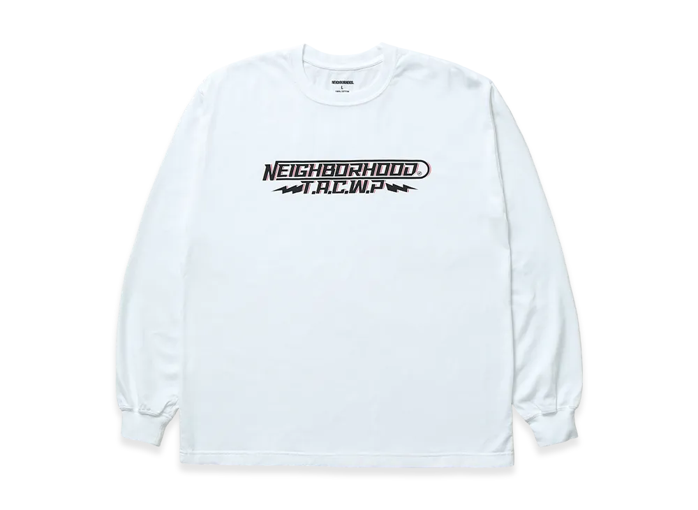 NEIGHBORHOOD NH 252 Spot . Tee LS-4 "White"